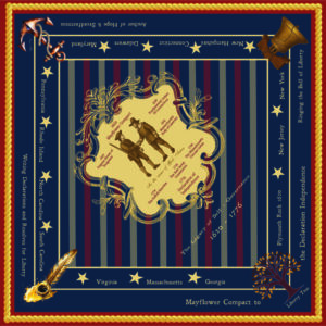 Pilgrims and Patriots Mayflower Scarf